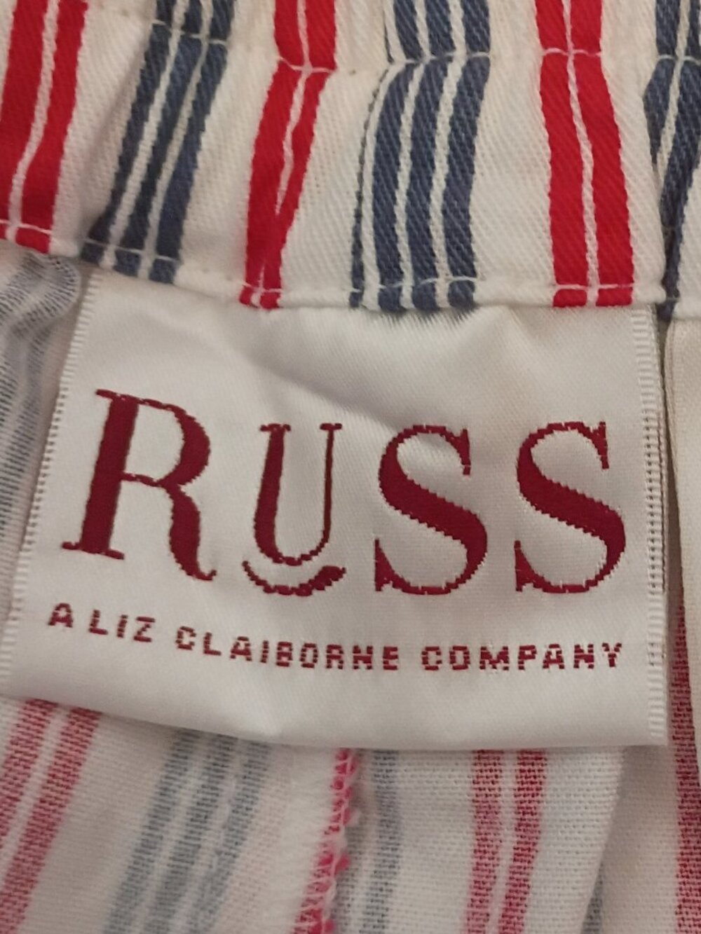 Vintage Russ Striped Skort
